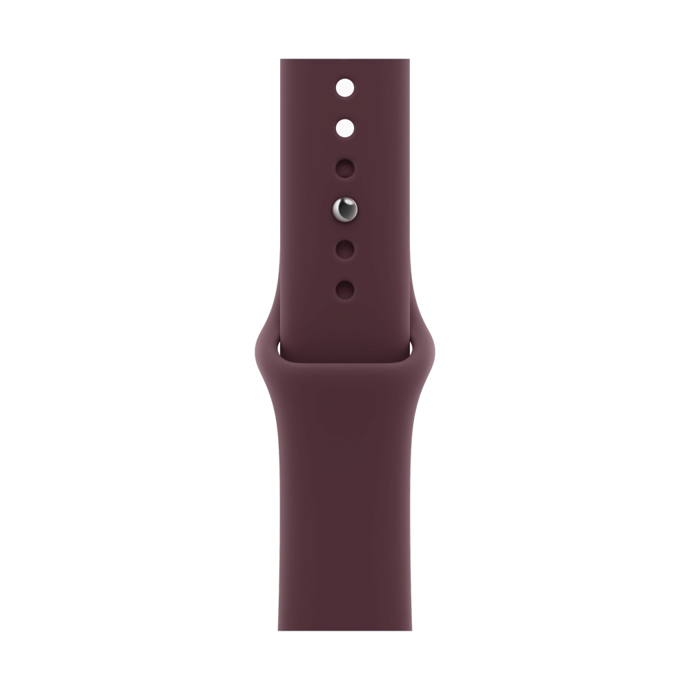 Apple Watch Series 12 GPS + Cellular 42mm Radiant Gold Titanium with Burgundy Sport Band - S/M (MJGJ4SA/A)