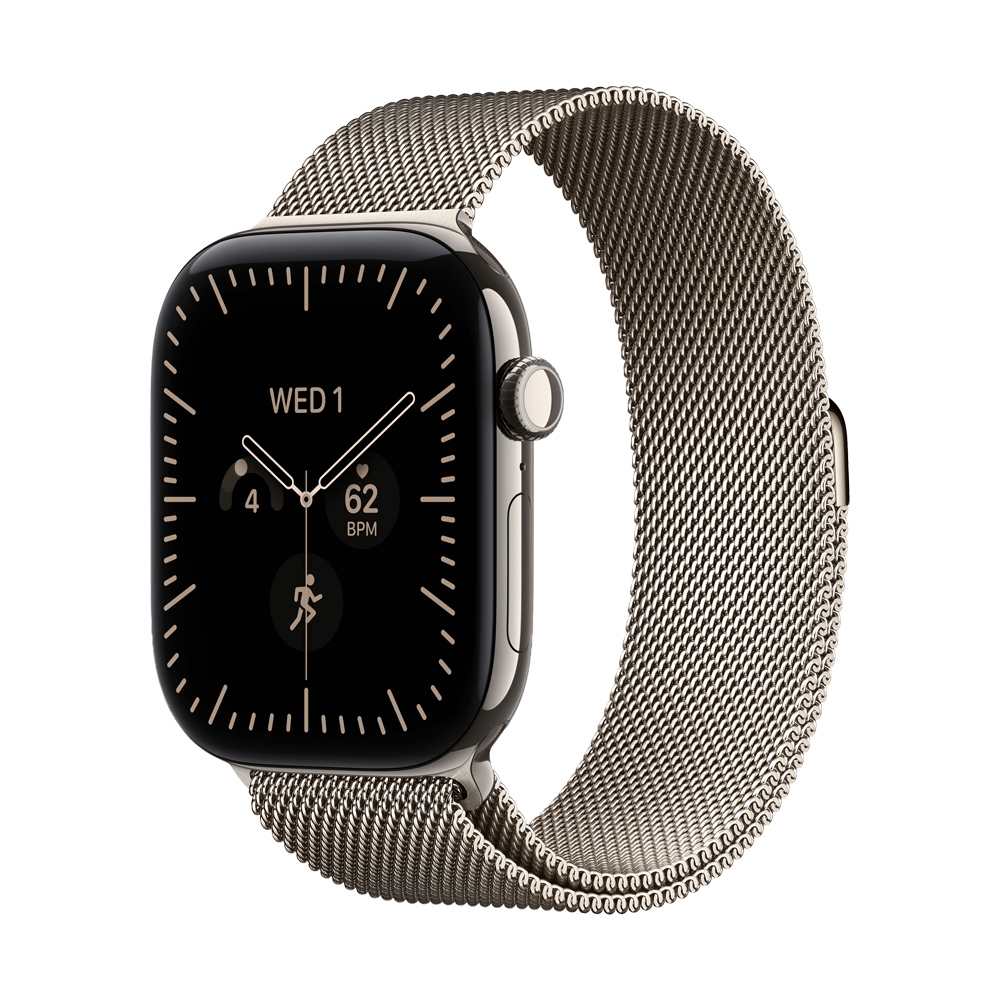 Apple Watch Series 12 GPS + Cellular 46mm Natural Titanium with Natural Milanese Loop - M/L (MJGQ4SA/A)