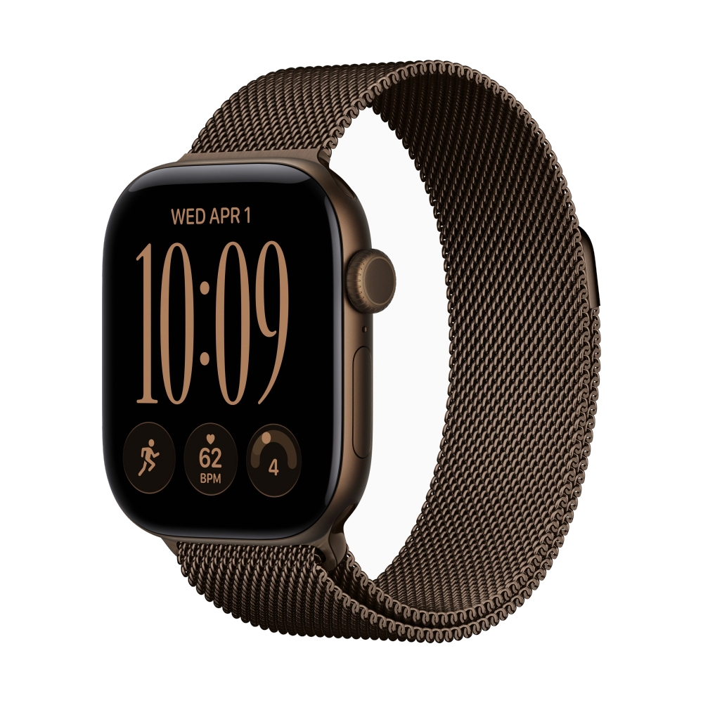 Apple Watch Series 12 GPS + Cellular 42mm Dark Bronze Aluminium with Dark Bronze Milanese Loop (MKDK4SA/A)