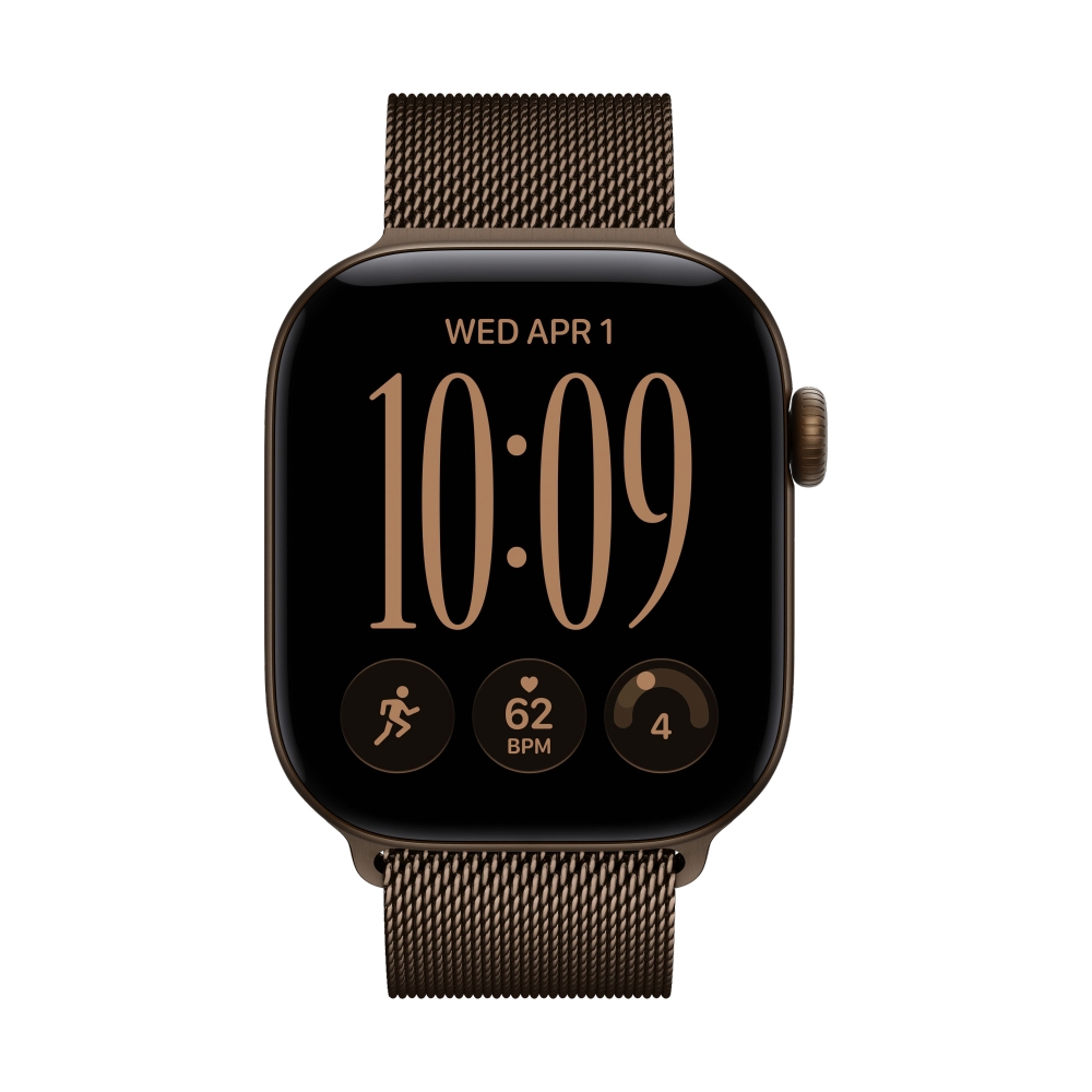 Apple Watch Series 12 GPS + Cellular 42mm Dark Bronze Aluminium with Dark Bronze Milanese Loop (MKDK4SA/A)