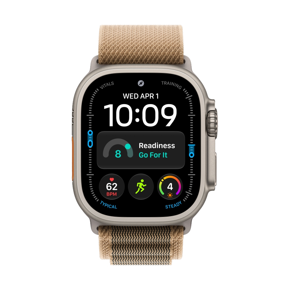 Apple Watch Ultra 4 GPS + Cellular 49mm Natural Titanium with Desert Alpine Loop - L (MJAG4SA/A)