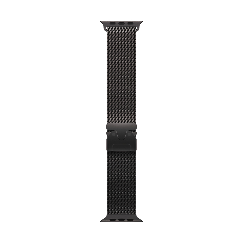 Apple Watch Ultra 4 GPS + Cellular 49mm Black Titanium with Black Titanium Milanese Loop - M (MJAV4SA/A)