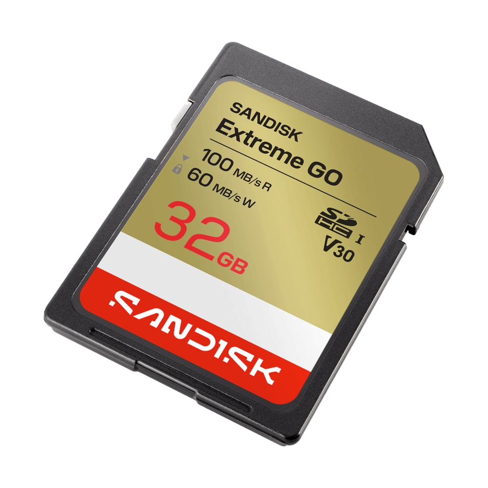 32GB SD Card SANDISK Extreme GO SDSDXGN-032G-GNCIN (100MB/s)