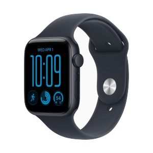 Apple Watch SE 3 GPS 44mm Midnight Aluminium with Navy Blue Sport Band-M/L (MJL94SA/A)