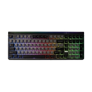 KEYBOARD WIRELESS BLUETOOTH AULA HERO 99 BLACK GRAY (BLACK KING MAGNETIC SWITCH คีย์บอร์ด)