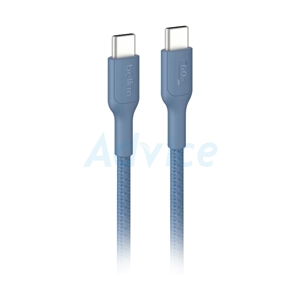 Belkin สายชาร์จ Type-C To Type-C 60W 2M Blue (CAB024fq2MBL)