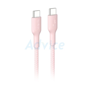 BELKIN สายชาร์จ Type-C To Type-C 60W 2M Pink (CAB024fq2MPK)