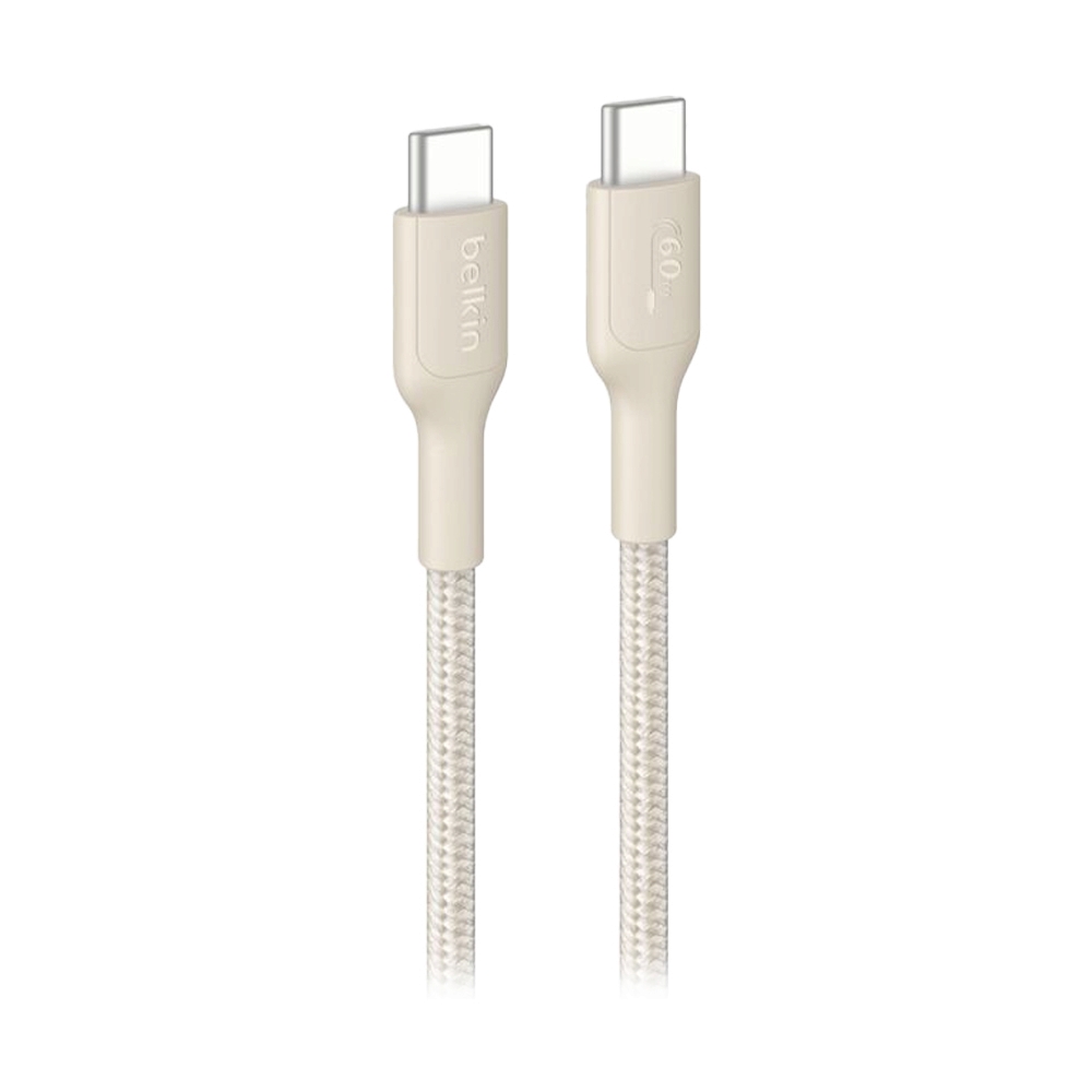 BELKIN สายชาร์จ Type-C To Type-C 60W 2M Sand (CAB024fq2MSD)