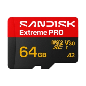 64GB Micro SD Card SANDISK Extreme Pro SDSQXCU-064G-GS6MA (200MB/s)