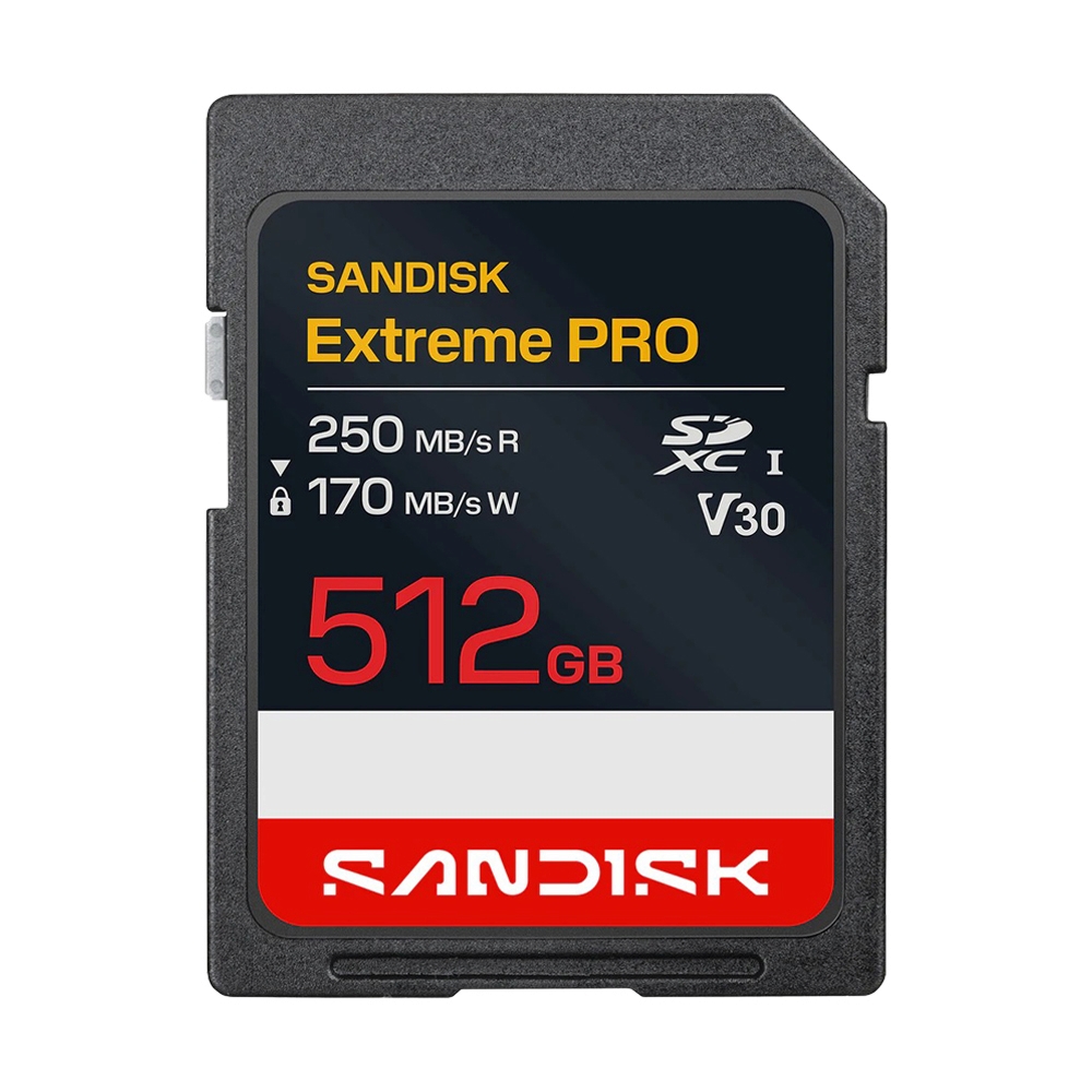 SD Card 512GB SANDISK Extreme Pro SDSDXXJ-512G-GSCIN (250MB/s)