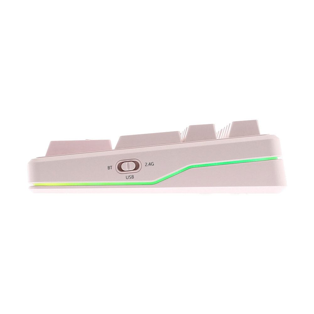 KEYBOARD WIRELESS BLUETOOTH AULA F108PRO V2 PINK (STRAWBERRY MINT SWITCH คีย์บอร์ด)