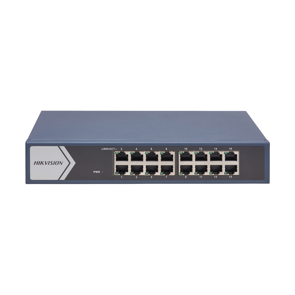 Gigabit Switching Hub 16 Port HIKVISION DS-3E0516-E(B) (10")
