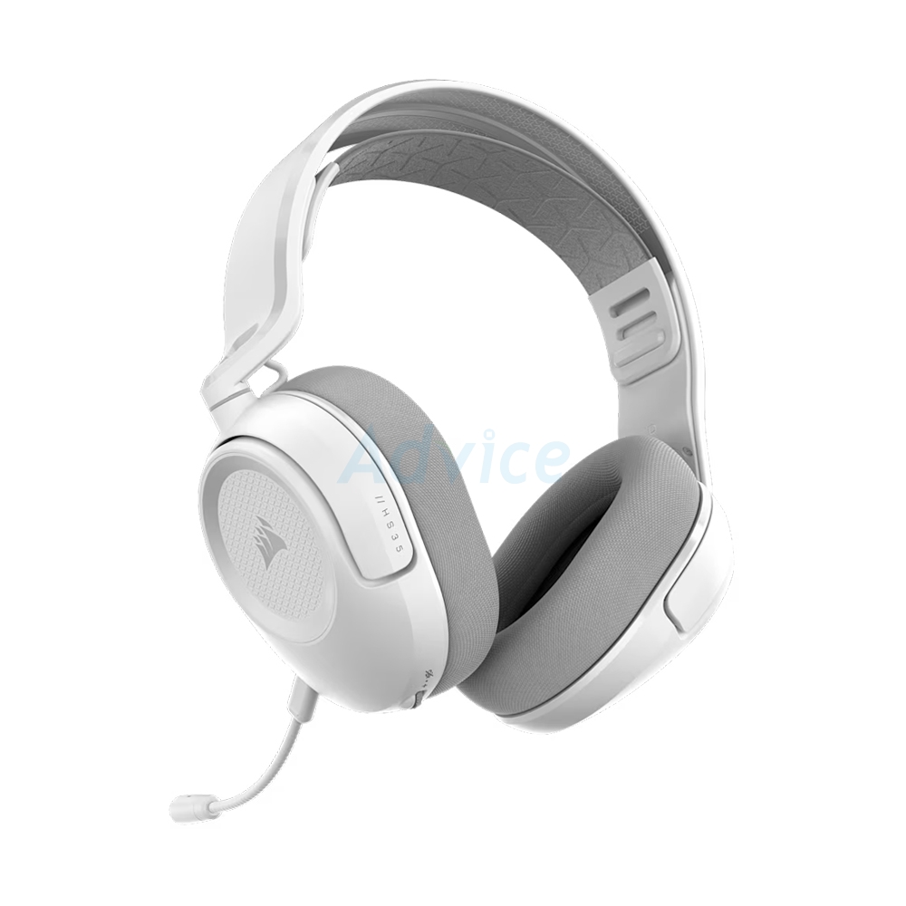 HEADSET WIRELESS CORSAIR HS35 V3 WHITE (7.1)