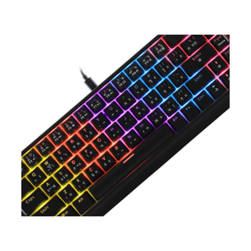 KEYBOARD AJAZZ NK68V2 BLACK (MECHANICAL SWITCH คีย์บอร์ด)
