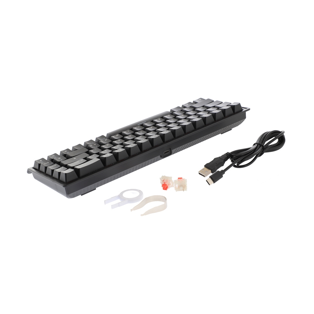 KEYBOARD AJAZZ NK68V2 BLACK (MECHANICAL SWITCH คีย์บอร์ด)