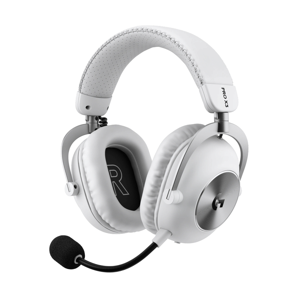 HEADSET WIRELESS BLUETOOTH LOGITECH PRO X 3 LIGHTSPEED WHITE