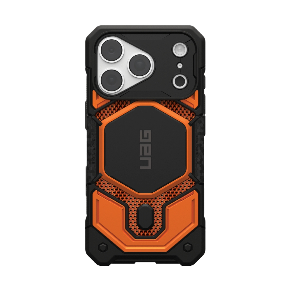 Case iPhone 18 Pro,17 Pro UAG Monarch Pro w/Cap KevlarBurntOrange(840283932229)