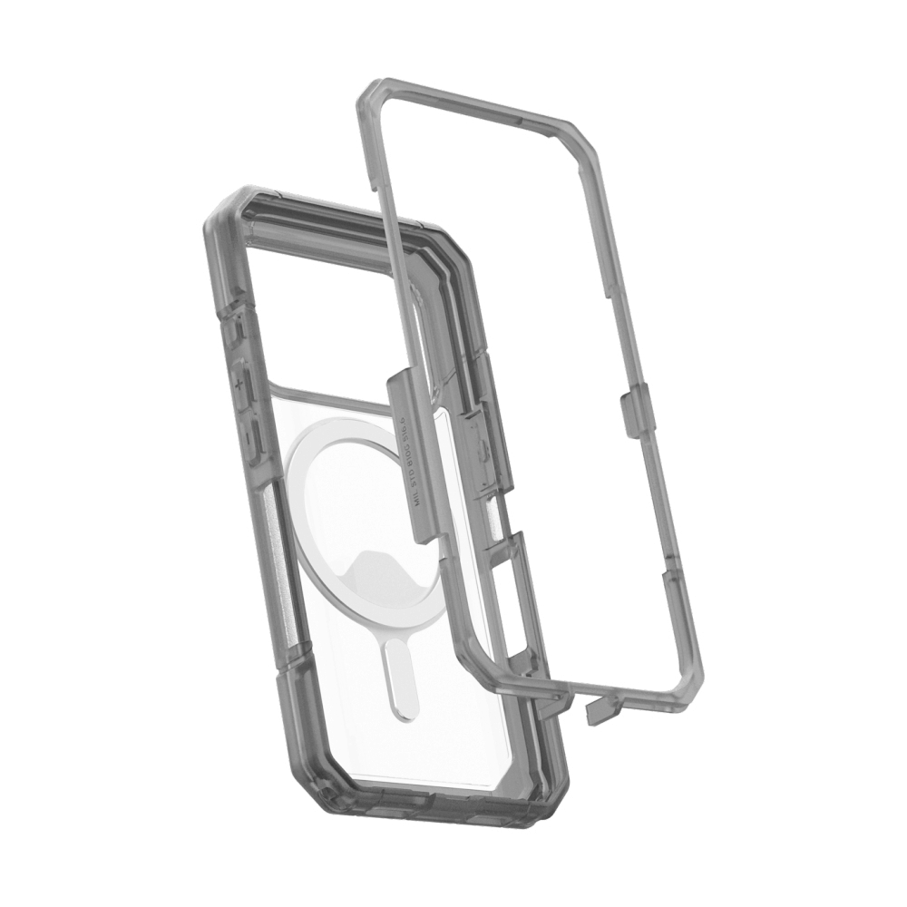 Case iPhone 18 Pro,17 Pro UAG Trooper MgSf 2-PC Clear/Ash(840283922312)
