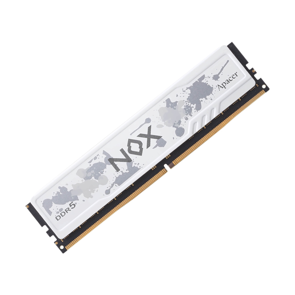 RAM DDR5(6000) 16GB APACER NOX WHITE (AH5U16G60C622MWAA-1)