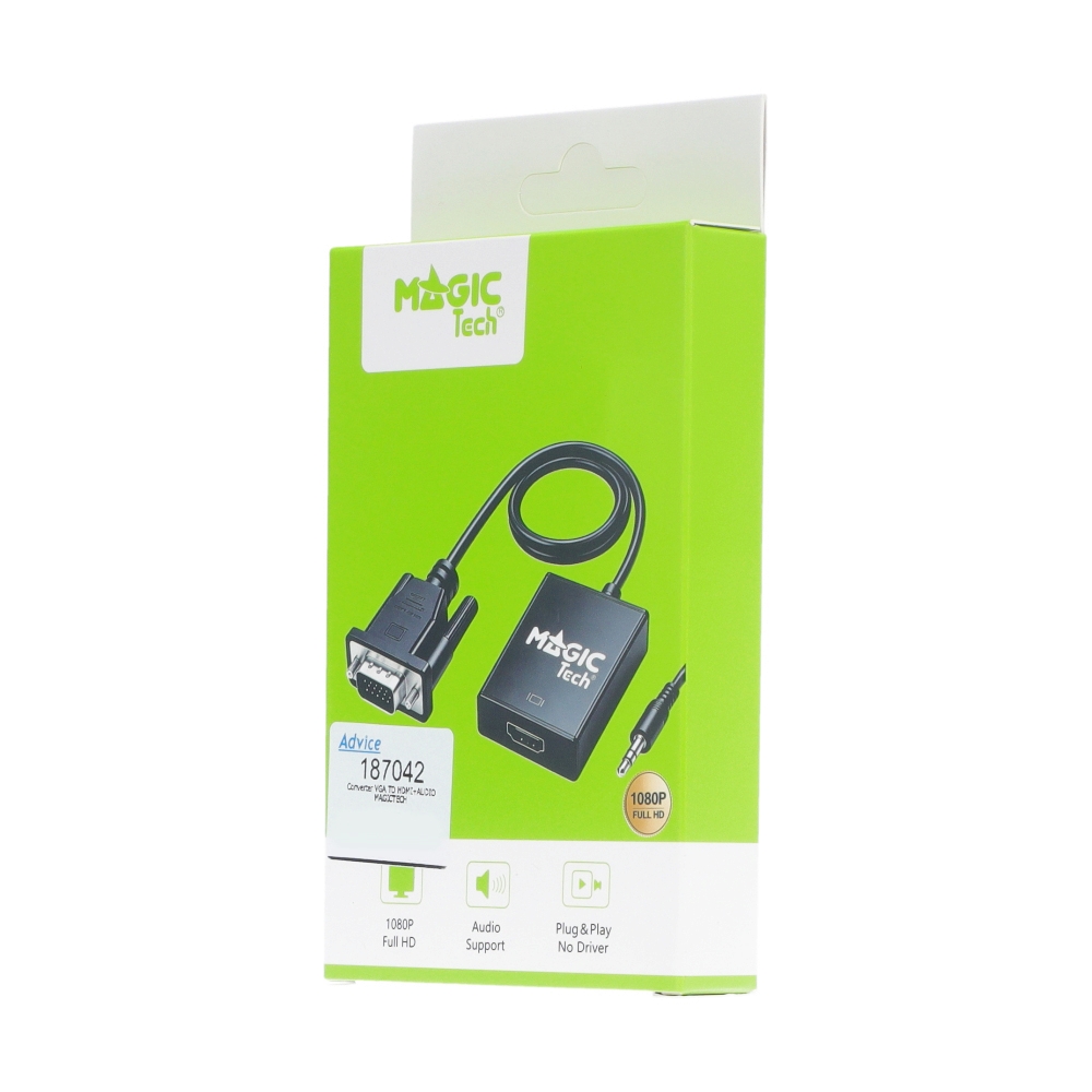 Converter VGA TO HDMI + AUDIO MAGICTECH