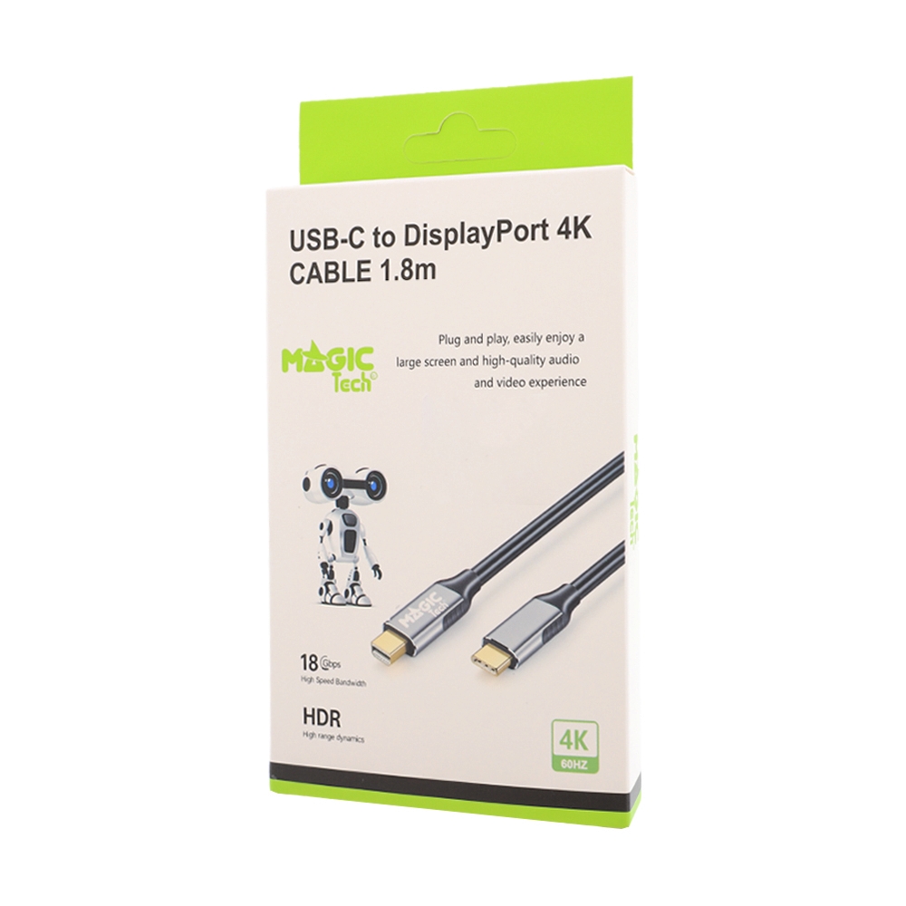 Cable Type-C TO MINI DP (1.8M) MAGICTECH 4K60Hz