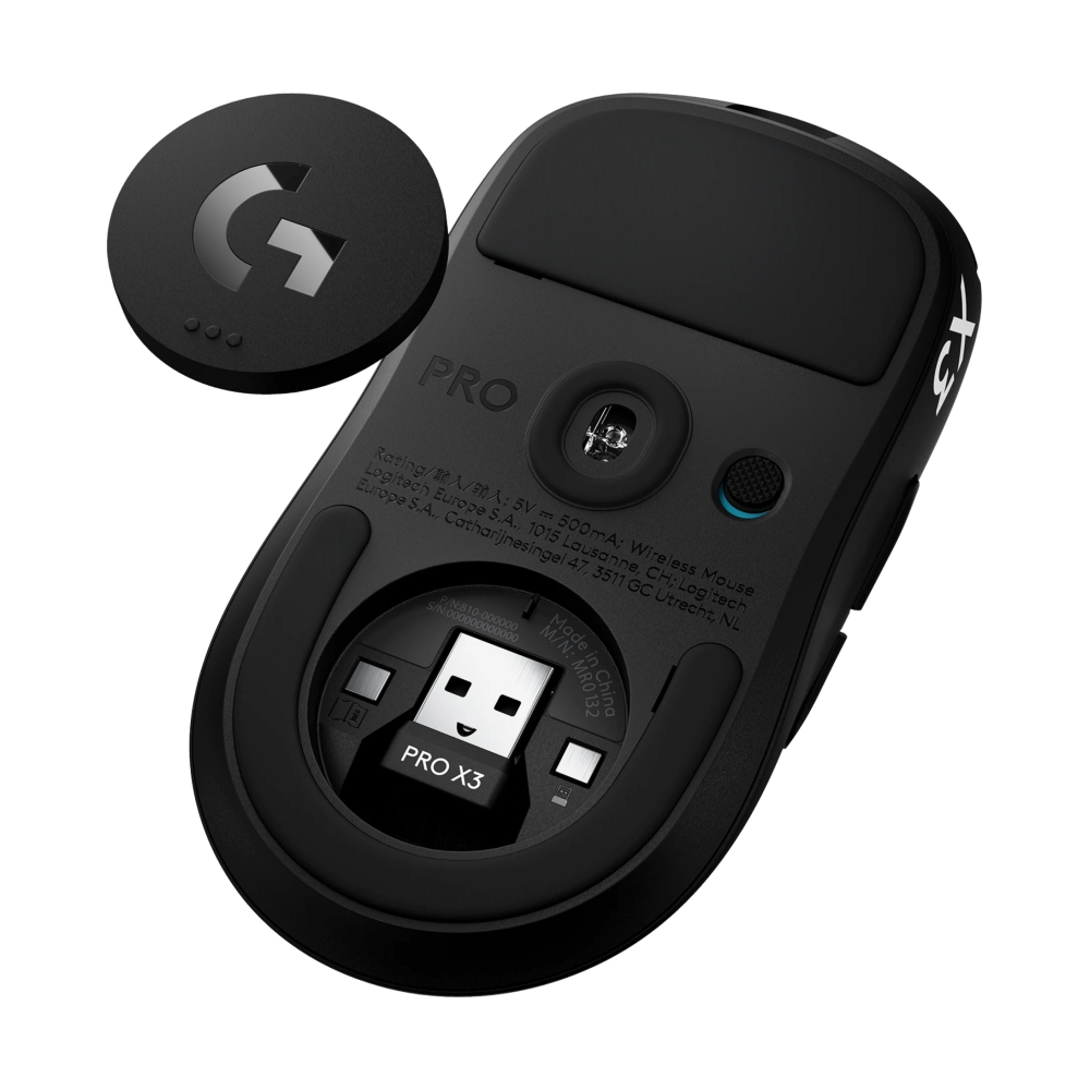 MOUSE WIRELESS LOGITECH PRO X3 SUPERSTRIKE MIDNIGHT BLACK (เมาส์ไร้สาย)