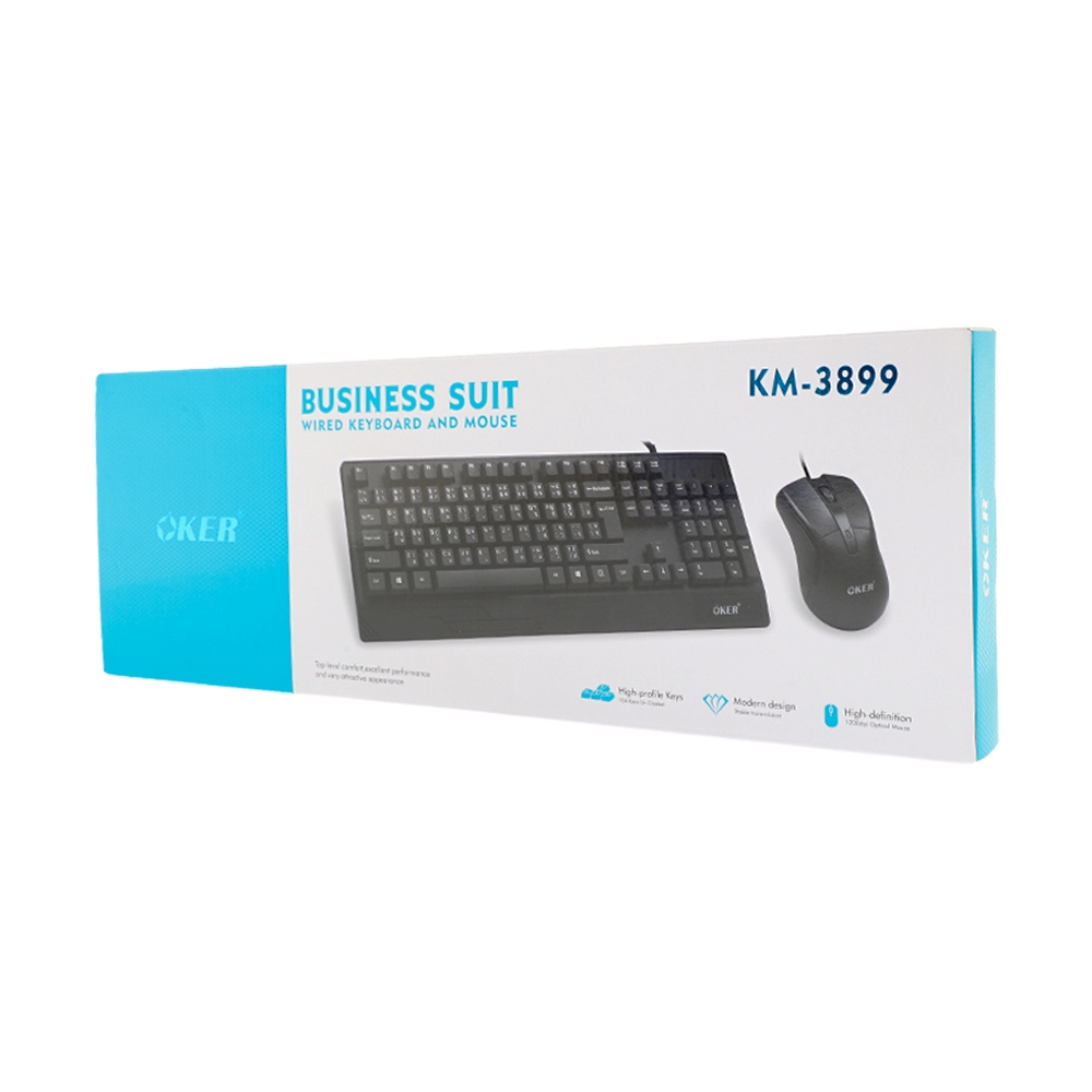 COMBO SET OKER KM3899 BLACK