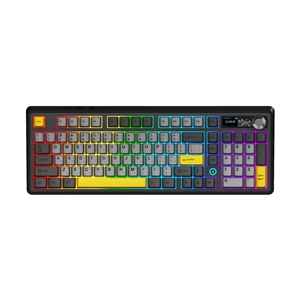 KEYBOARD WIRELESS BLUETOOTH AJAZZ AK980V2 V2 LCD BLACK (MECHANICAL MILA SWITCH คีย์บอร์ด)