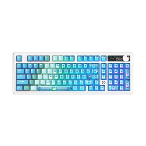 KEYBOARD WIRELESS BLUETOOTH AJAZZ AK980 V2 PRO BLUE (LICHEE SWITCH คีย์บอร์ด)