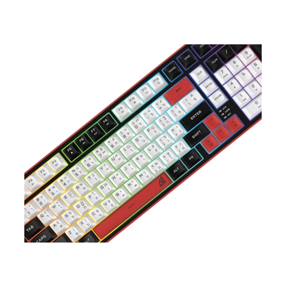 KEYBOARD SIGNO KB735BR ELENOSS BLACK RED (RUBBER DOME SWITCH คีย์บอร์ด)