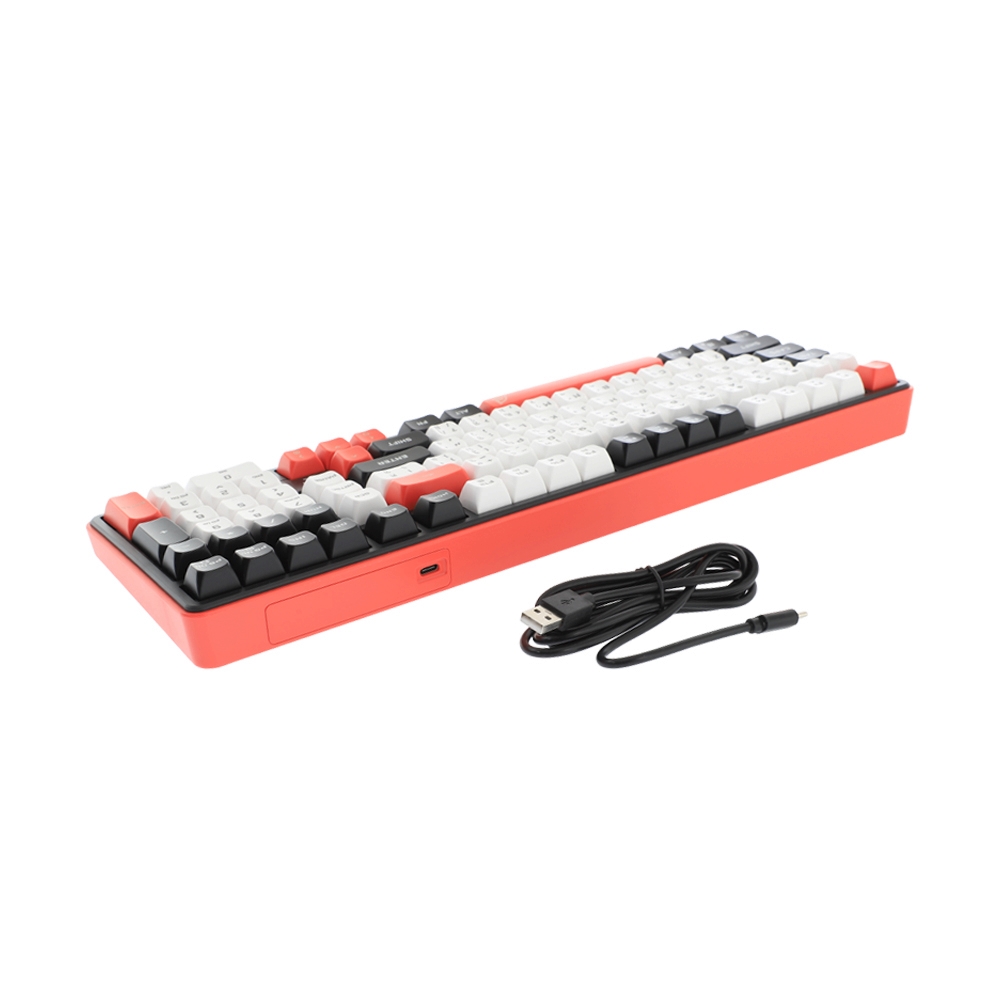 KEYBOARD SIGNO KB735BR ELENOSS BLACK RED (RUBBER DOME SWITCH คีย์บอร์ด)