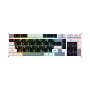 KEYBOARD SIGNO KB735WG ELENOSS WHITE GRAY (RUBBER DOME SWITCH คีย์บอร์ด)