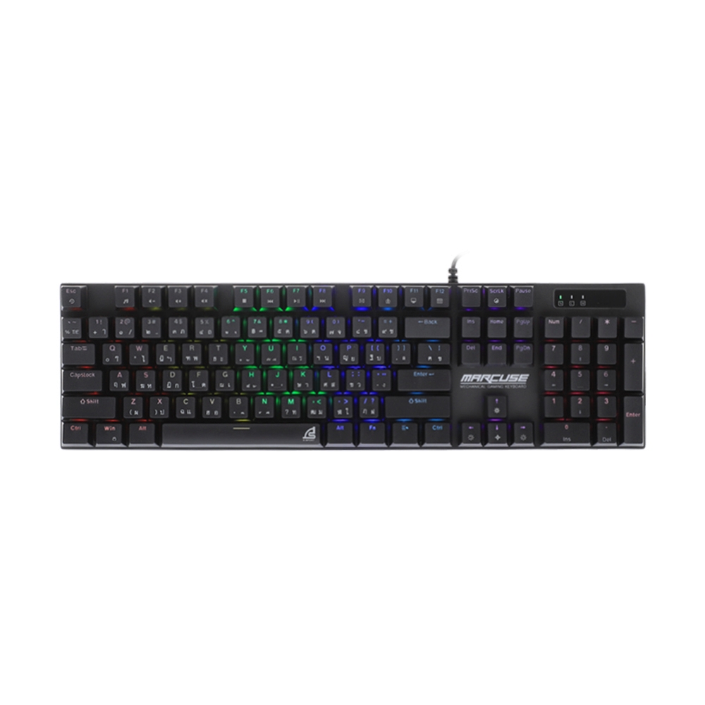 KEYBOARD KB727BK MARCUSE BLACK (BLUE SWITCH คีย์บอร์ด)