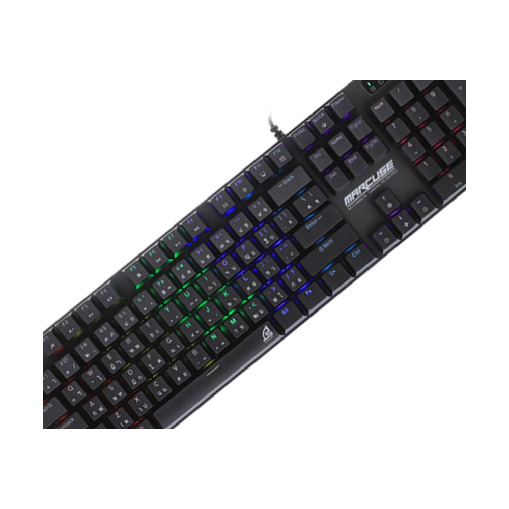 KEYBOARD KB727BK MARCUSE BLACK (BLUE SWITCH คีย์บอร์ด)