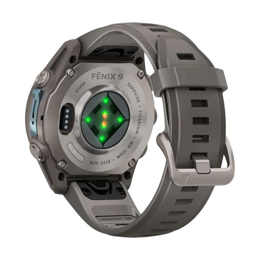 GARMIN FENIX 9 43MM SMARTWATCH (PEBBLE GRAY)