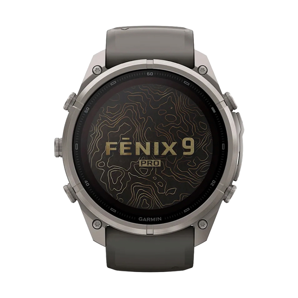 GARMIN FENIX 9 Pro 51MM SOLAR SMARTWATCH (PEBBLE GRAY/SILVER GRAY)