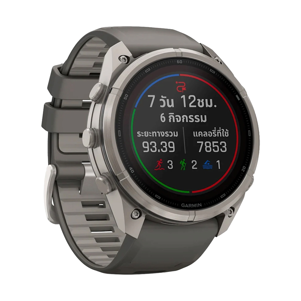 GARMIN FENIX 9 Pro 51MM SOLAR SMARTWATCH (PEBBLE GRAY/SILVER GRAY)