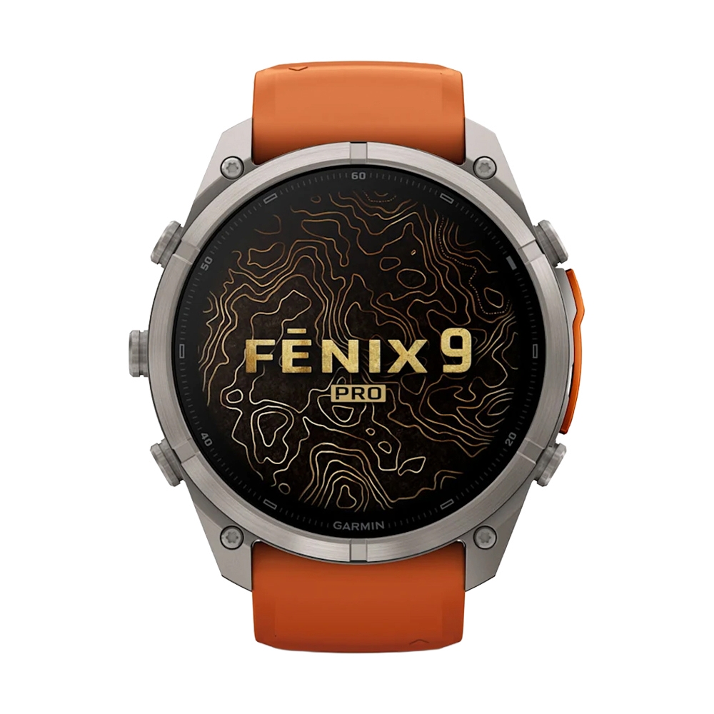 GARMIN FENIX 9 Pro 51MM AMOLED SMARTWATCH (AUTUMN ORANGE/SPARK ORANGE)