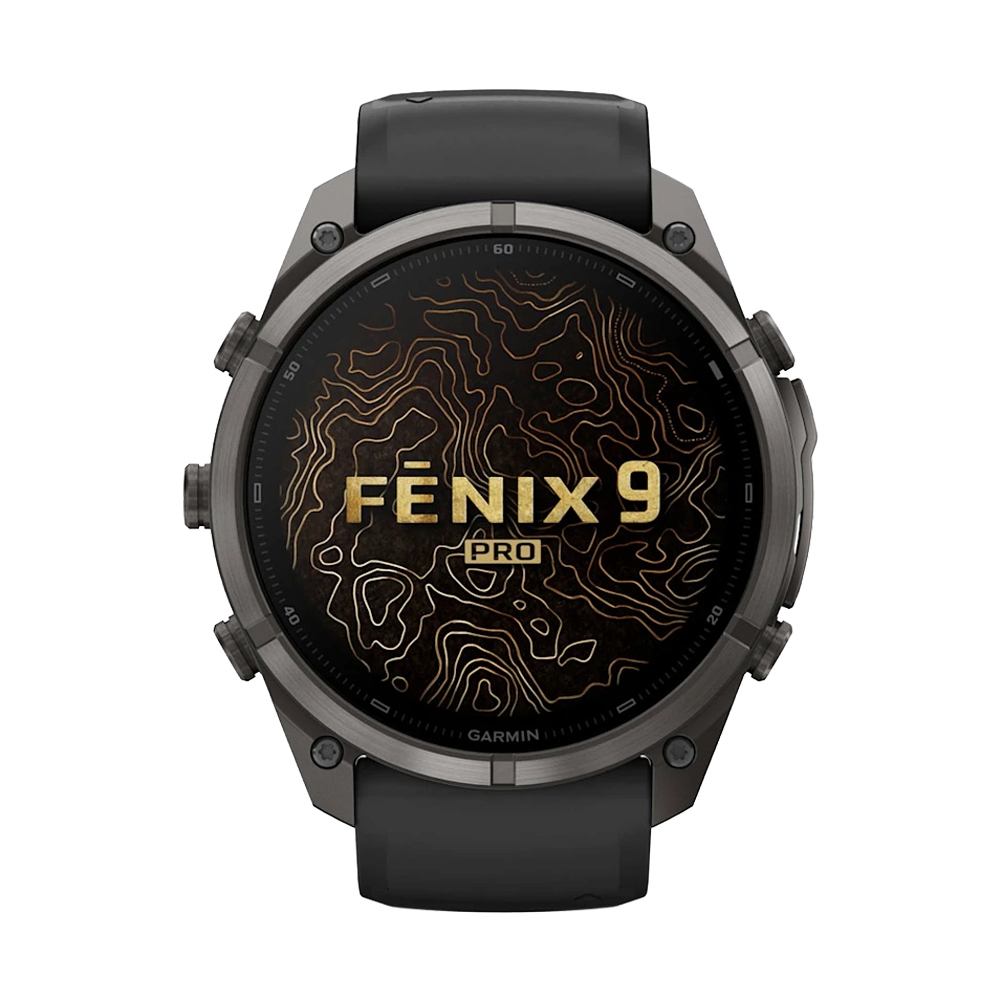 GARMIN FENIX 9 Pro 47MM AMOLED SMARTWATCH (BLACK/PEBBLE GRAY)