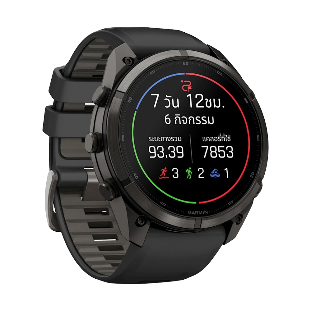 GARMIN FENIX 9 Pro 47MM AMOLED SMARTWATCH (BLACK/PEBBLE GRAY)