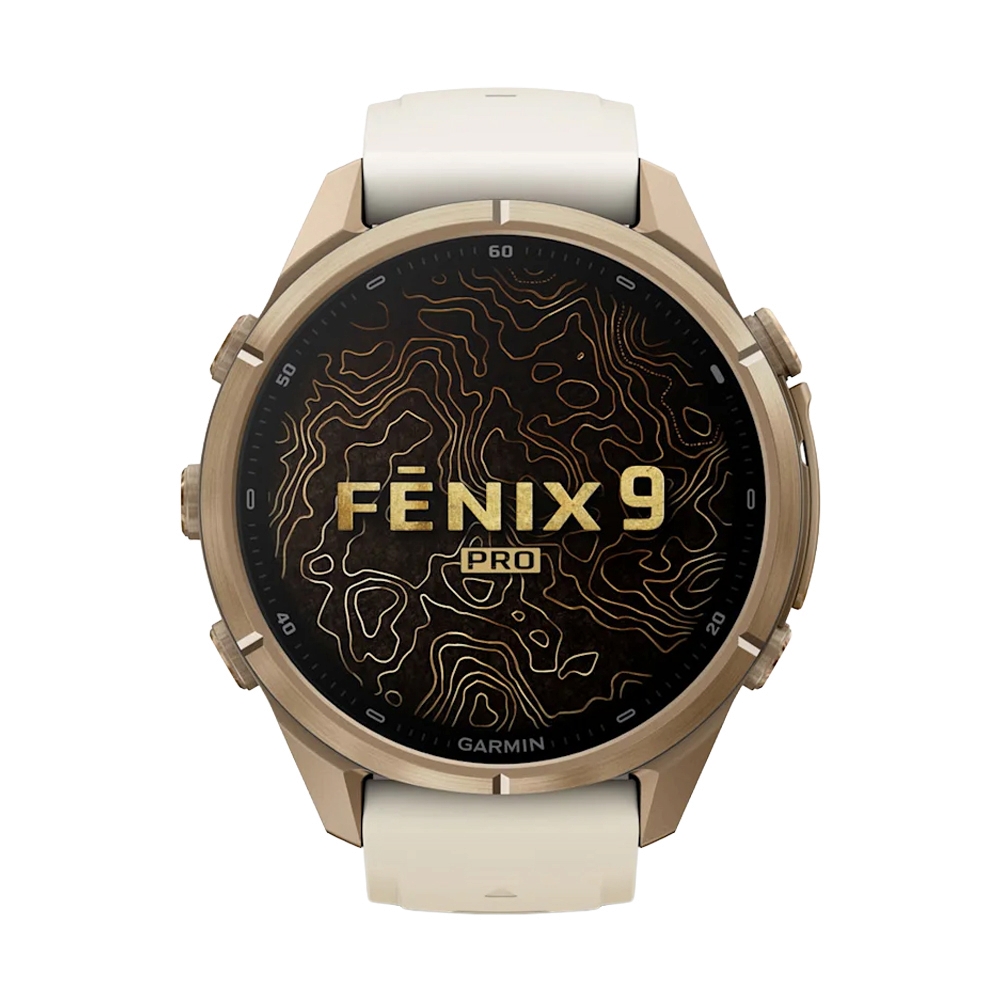 GARMIN FENIX 9 Pro 43MM AMOLED SMARTWATCH (CREAM/FRENCH GRAY)