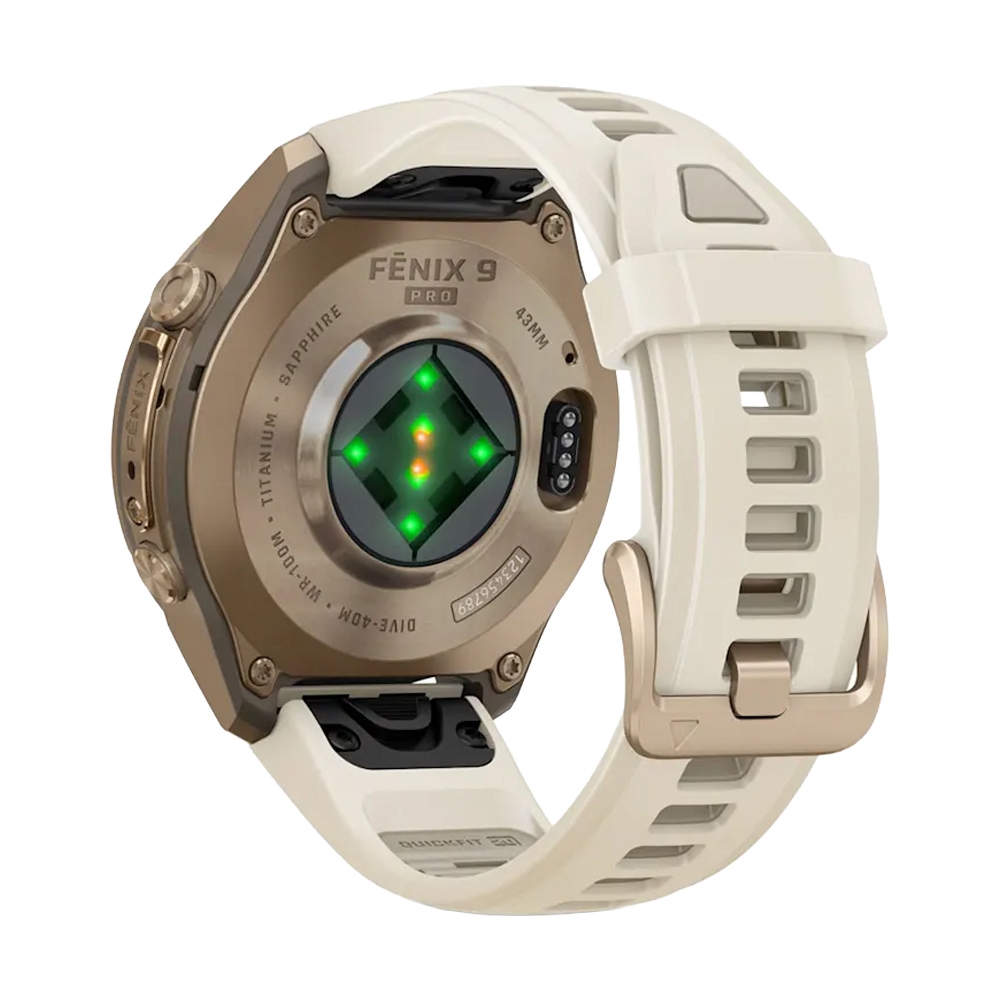 GARMIN FENIX 9 Pro 43MM AMOLED SMARTWATCH (CREAM/FRENCH GRAY)