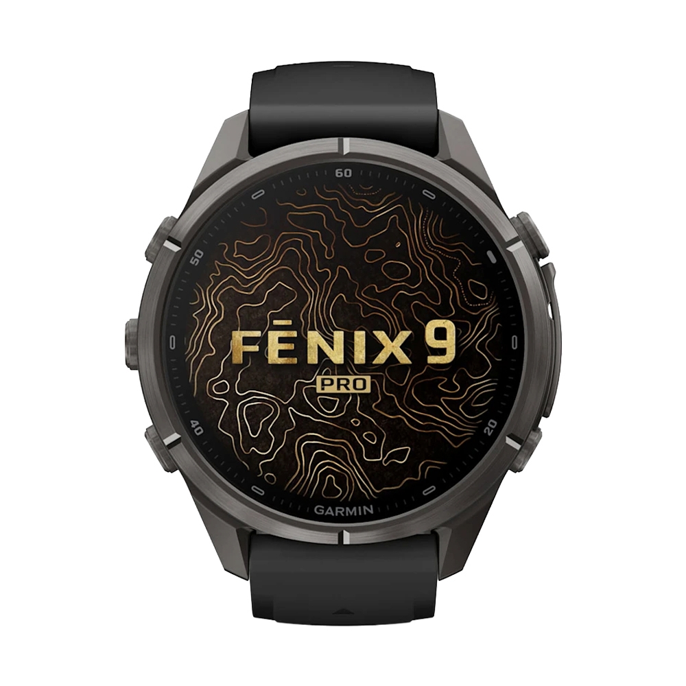GARMIN FENIX 9 Pro 43MM AMOLED SMARTWATCH (BLACK/PEBBLE GRAY)