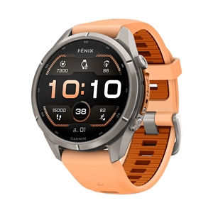 GARMIN FENIX 9 Pro 43MM AMOLED SMARTWATCH (SHELL PINK/AUTUMN ORANGE)