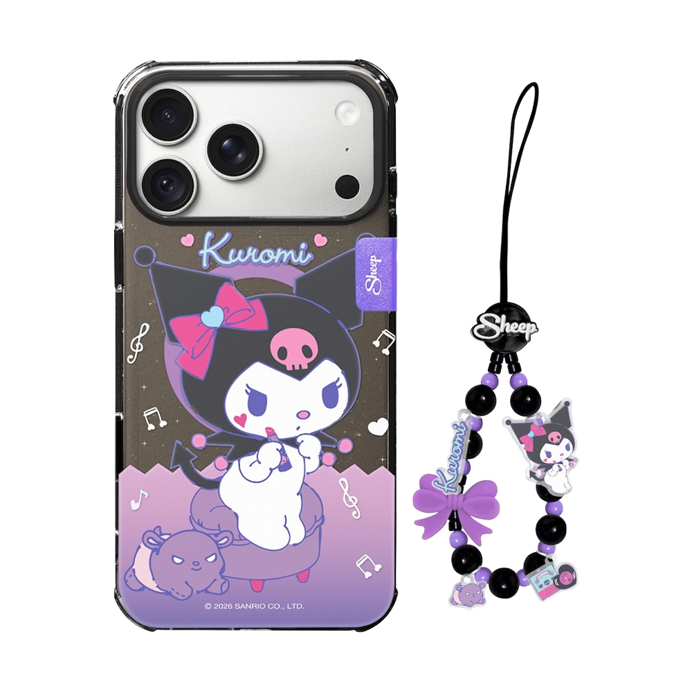 Case iPhone 18 Pro,17 Pro Sheep - Kuromi Mischief