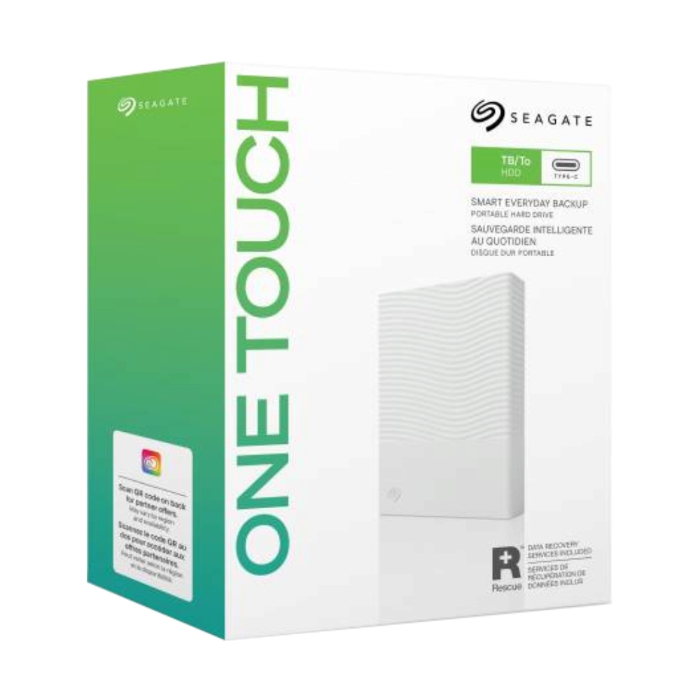 4 TB EXT HDD 2.5'' SEAGATE ONE TOUCH WITH PASSWORD WHITE (STNR4000420)