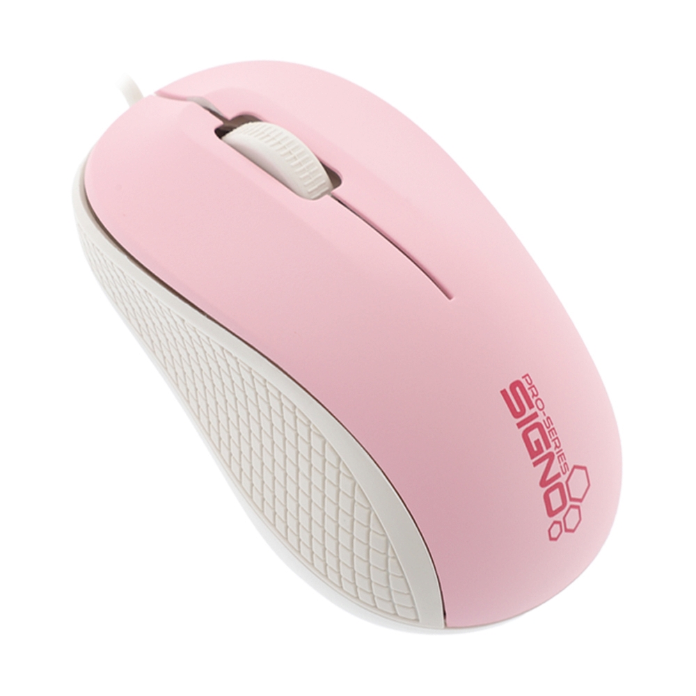 MOUSE SIGNO MO-250WP WHITE PINK