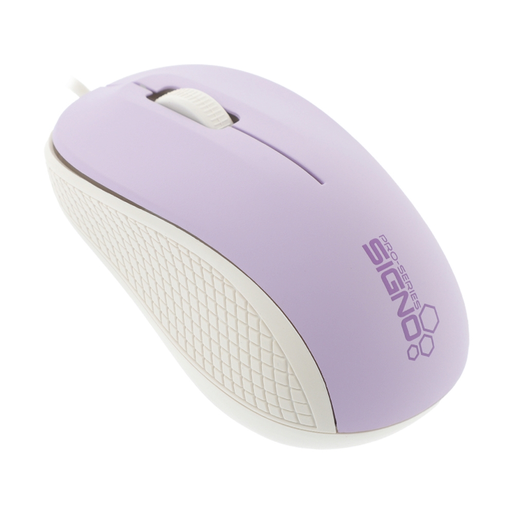 MOUSE SIGNO MO-250WV WHITE VIOLET