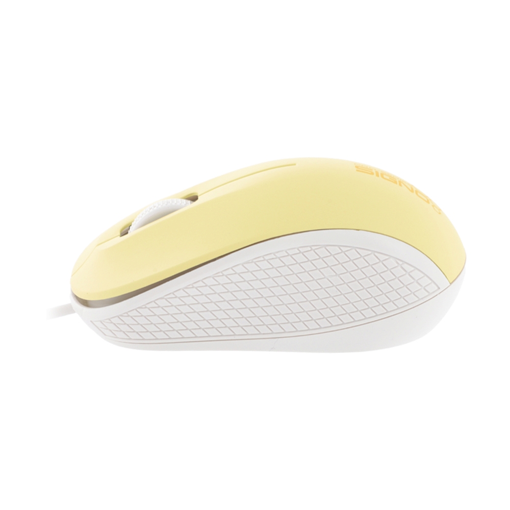 MOUSE SIGNO MO-250WY WHITE YELLOW