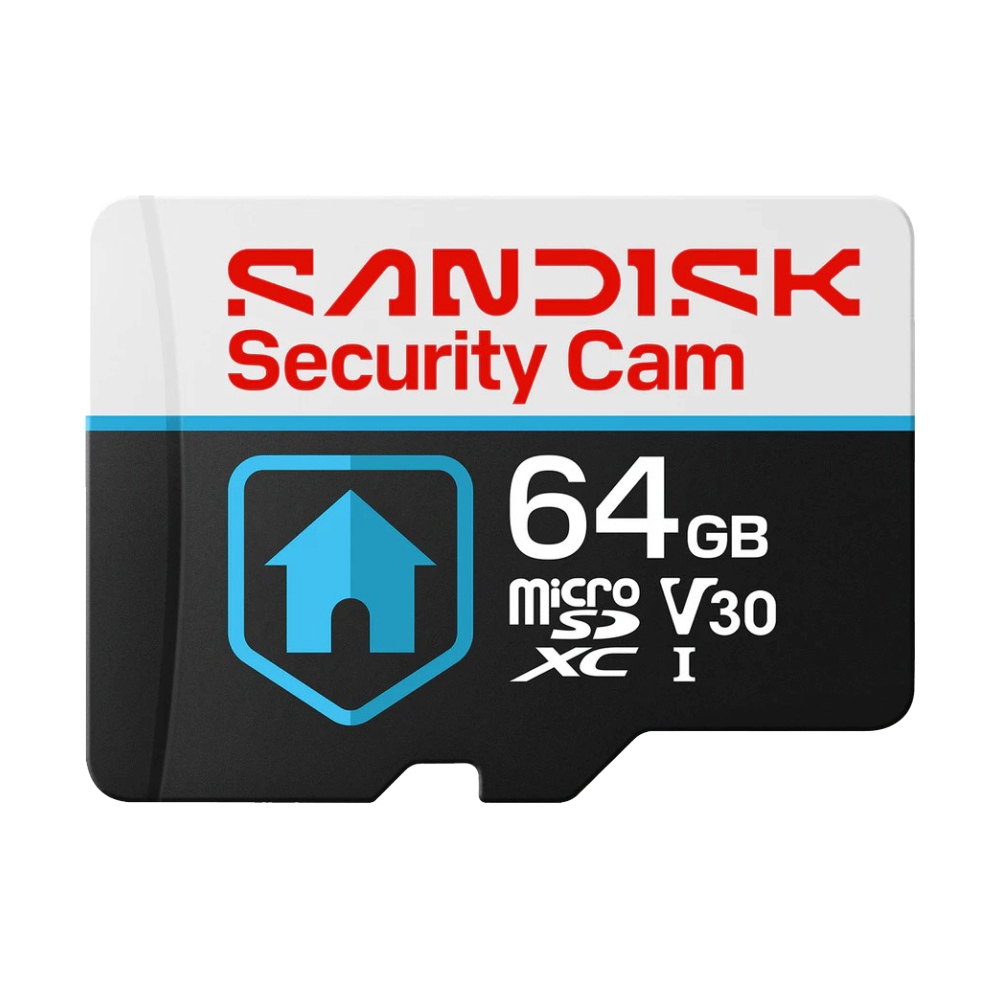 64GB Micro SD Card SANDISK SECURITY CAM SDSQSNR-064G-GN6IN (100MB/s.)